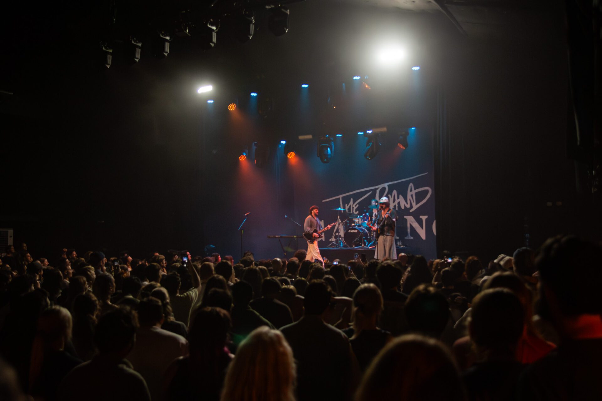 Crowd at a The Band CAMINO show